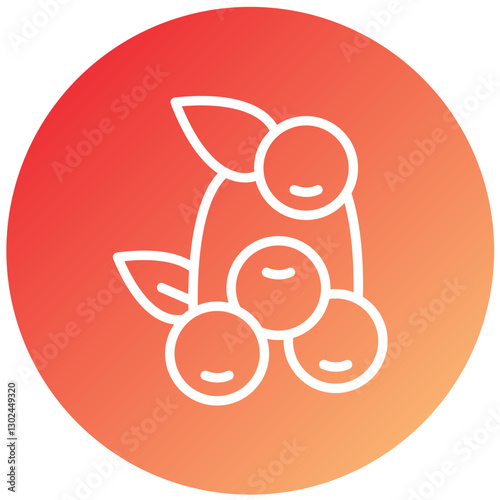 Cranberries Vector Design Icon Style