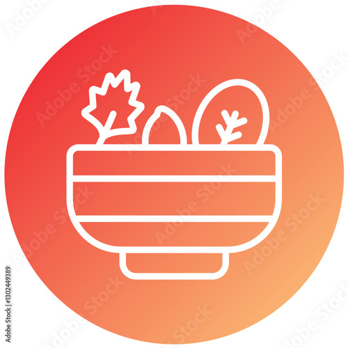 Greek Salad Vector Design Icon Style