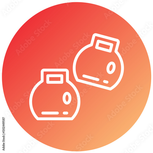 Kettlebell Vector Design Icon Style