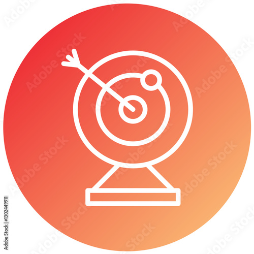 Target Vector Design Icon Style