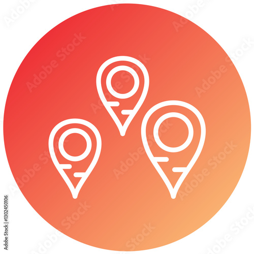 Geotag Vector Design Icon Style