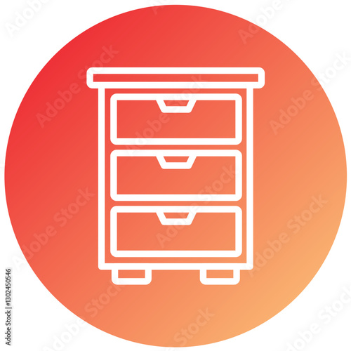 Vector Design Cupboard Icon Style