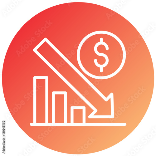 Vector Design Bankrupt Icon Style
