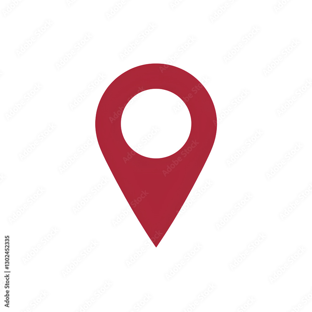 Red Location Pin Icon Isolated on Transparent Background PNG Red Location Pin Icon Isolated on Transparent Background PNG