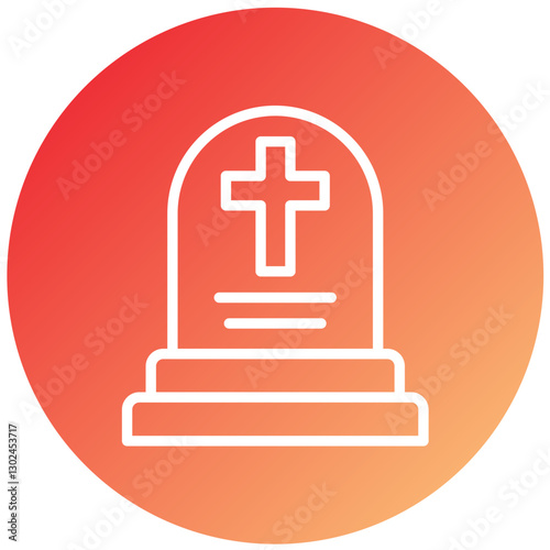 Vector Design Tomb Icon Style