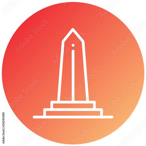 Vector Design Obelisk Icon Style