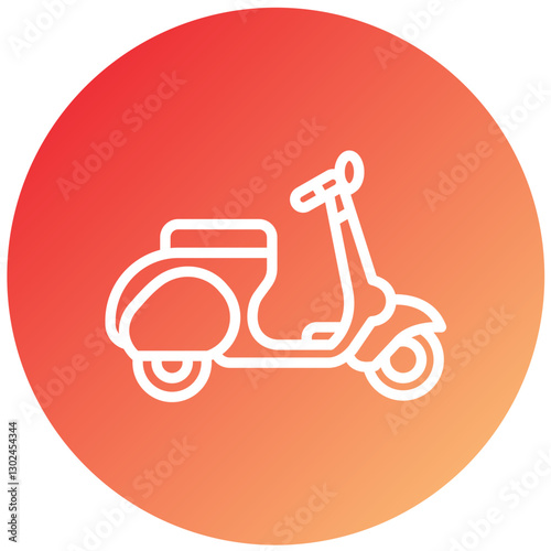 Vector Design Scooter Icon Style