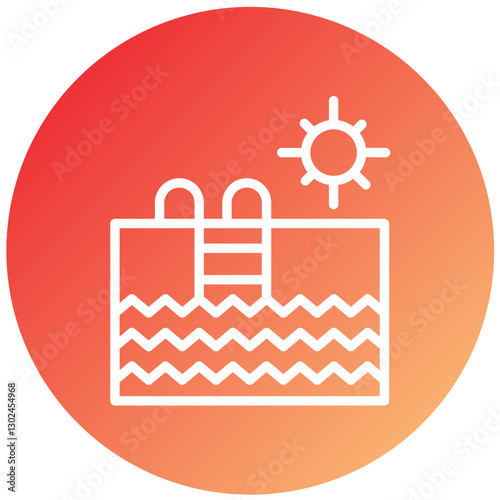 Vector Design Pool Icon Style