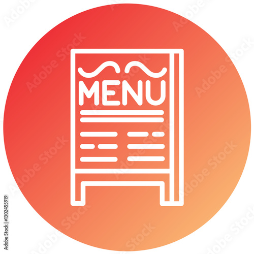 Vector Design Daily Menu Icon Style