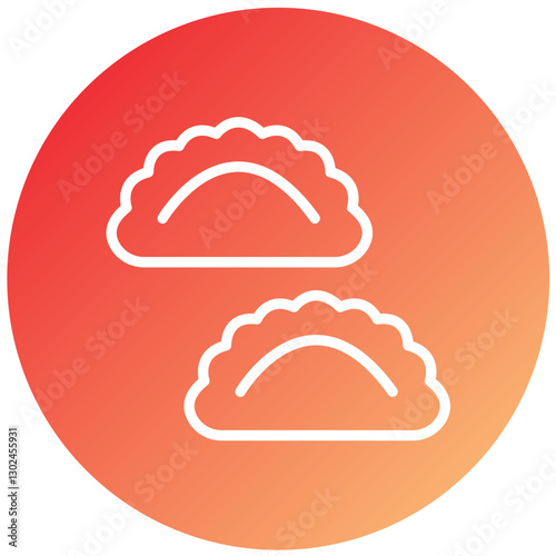 Vector Design Empanada Icon Style