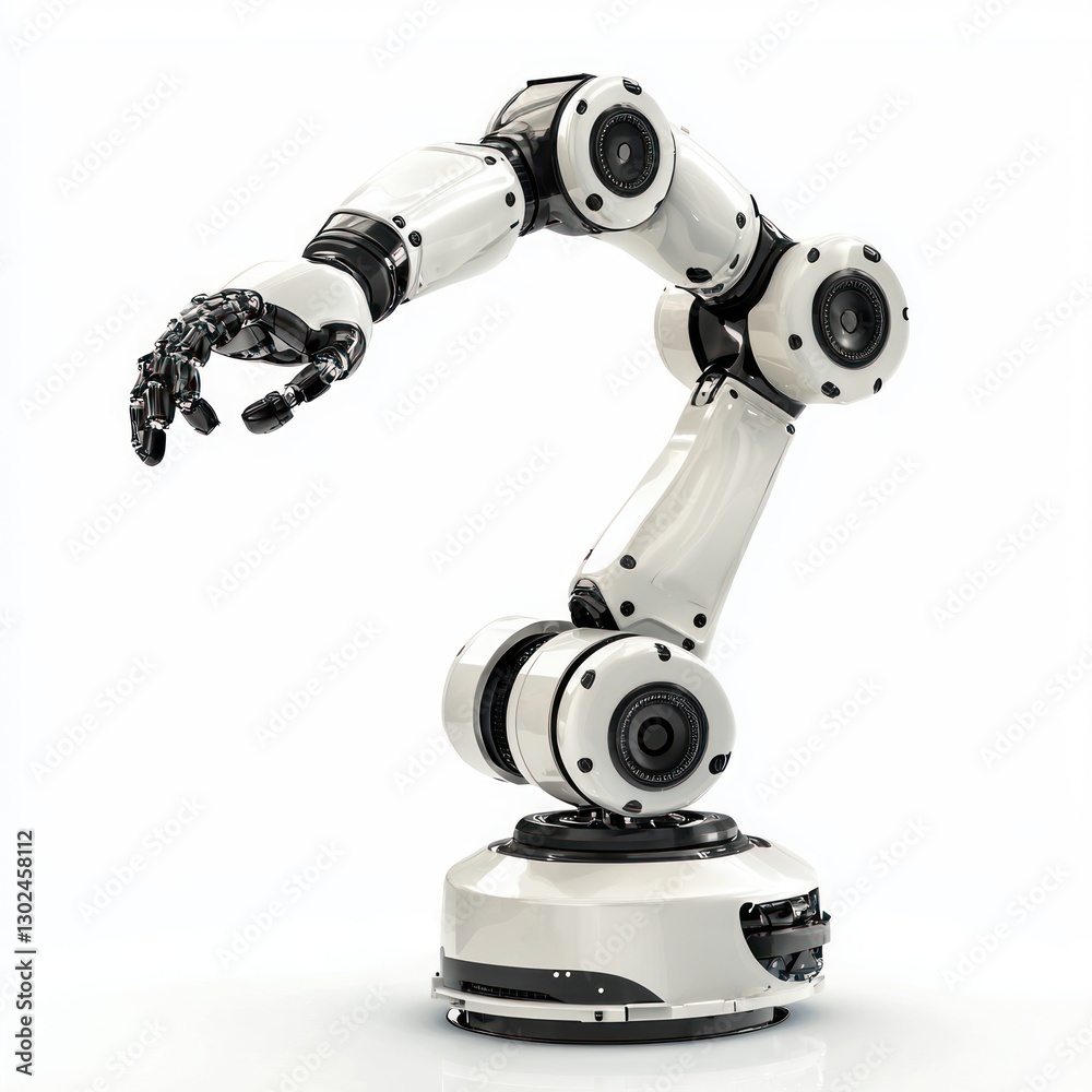 SCARA Robot isolated on white background. SCARA Robot isolated on white background.
