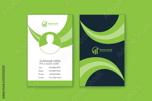 modern clean minimal business card or visiting card design