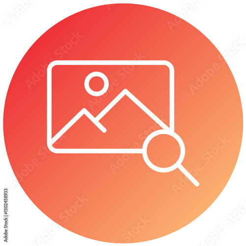 Vector Design Search Image Icon Style