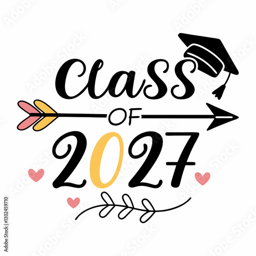 Class of 2027 Digital Sticker for Merch