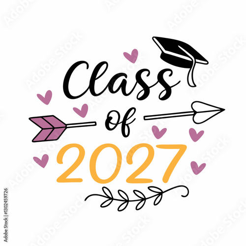 Class of 2027 Digital Sticker for Merch