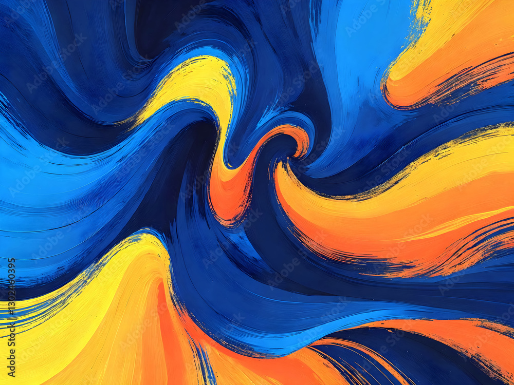 Abstract wall art, oil on canvas digital art, artistic painting, minimalist background, colour splash wallpaper design