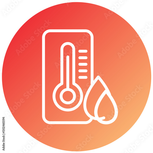 Vector Design Humidity Icon Style