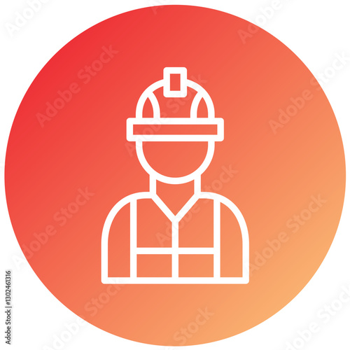 Vector Design Worker Icon Style