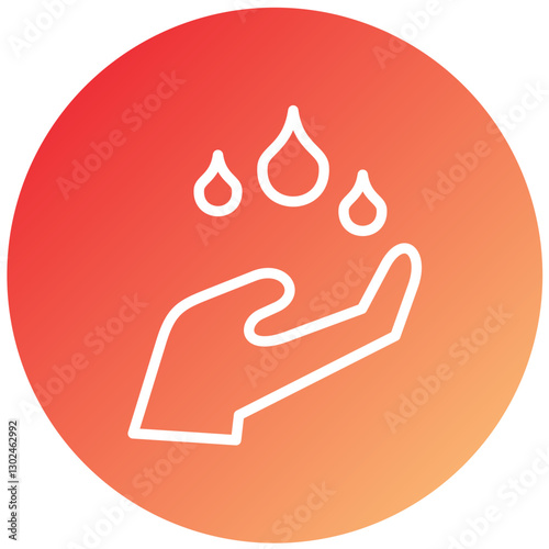 Vector Design Save Water Icon Style