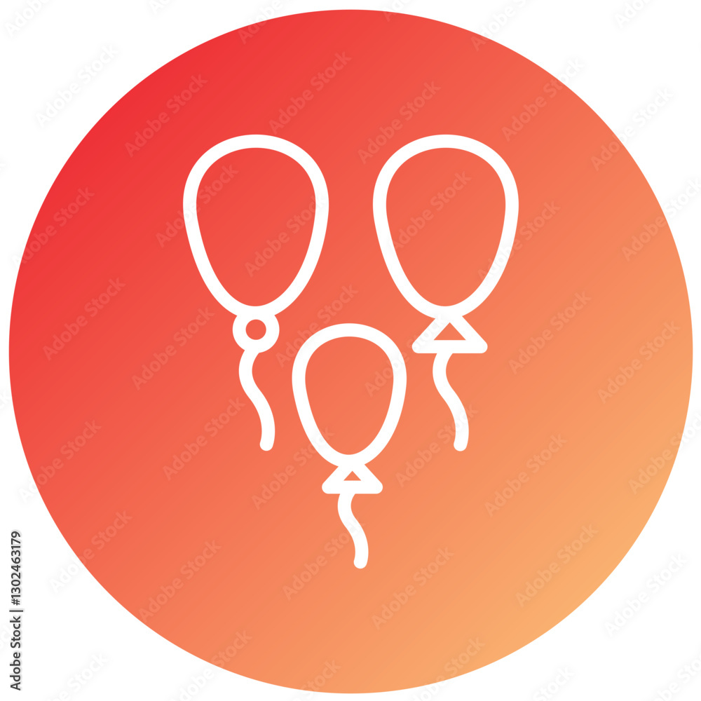 Vector Design Ballons Icon Style Vector Design Ballons Icon Style