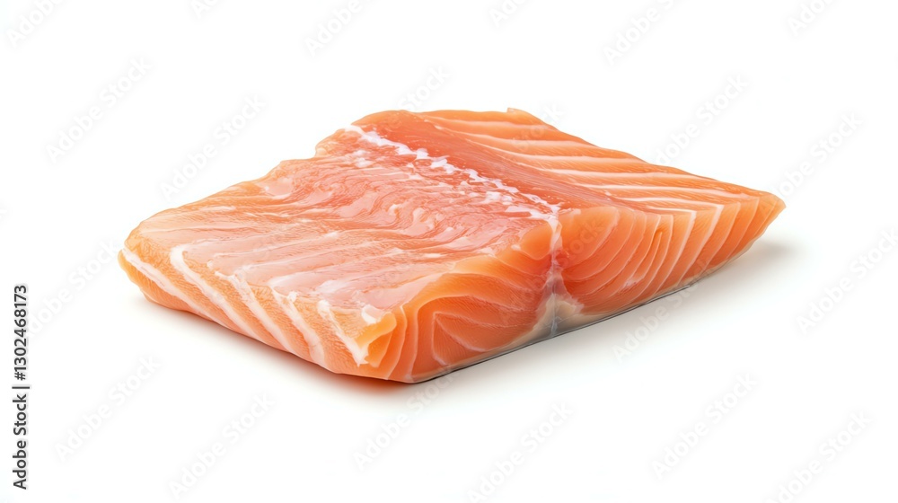 Fresh salmon fillet with perfect marbling, ready for gourmet cooking or healthy meal preparation. Fresh salmon fillet with perfect marbling, ready for gourmet cooking or healthy meal preparation.