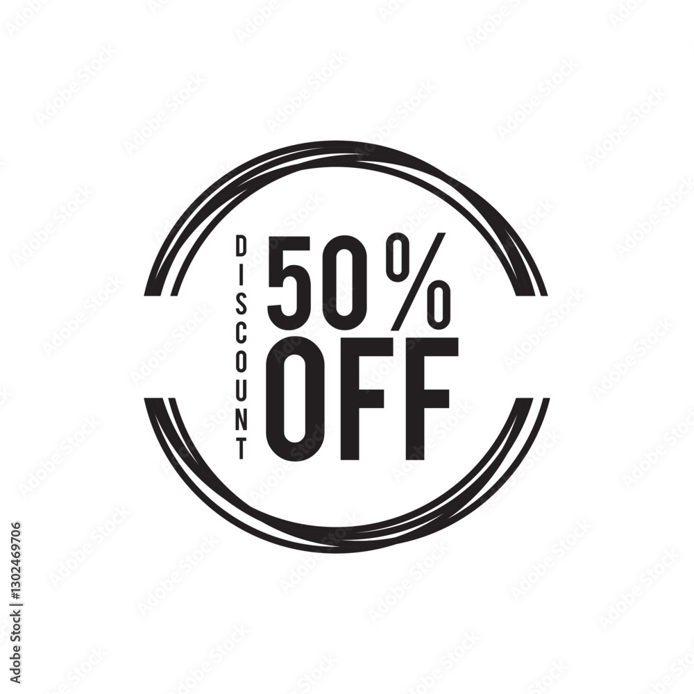 50% Off - Speech Bubble, Banner, Paper, Label Template. Vector Stock Illustration 50% Off - Speech Bubble, Banner, Paper, Label Template. Vector Stock Illustration