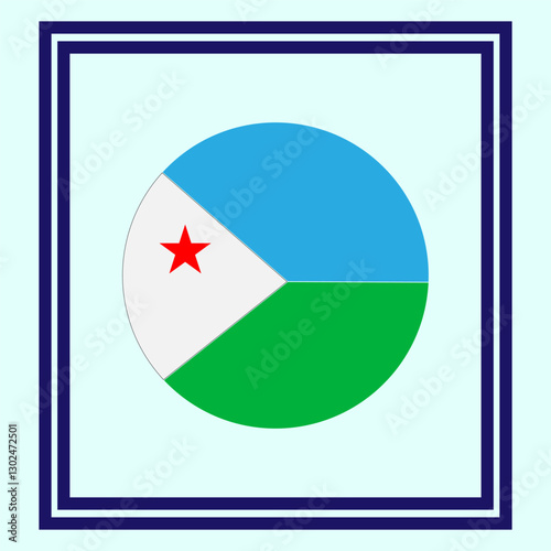 Djibouti country flag