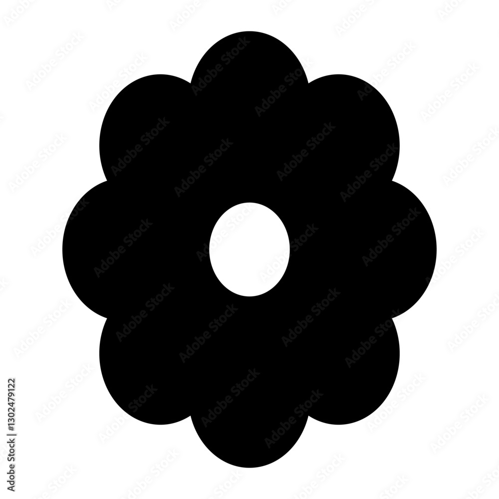 symmetrical solid flower with eight petals, representing balance, beauty, and nature. Ideal for floral, botanical, and decorative designs. symmetrical solid flower with eight petals, representing balance, beauty, and nature. Ideal for floral, botanical, and decorative designs.