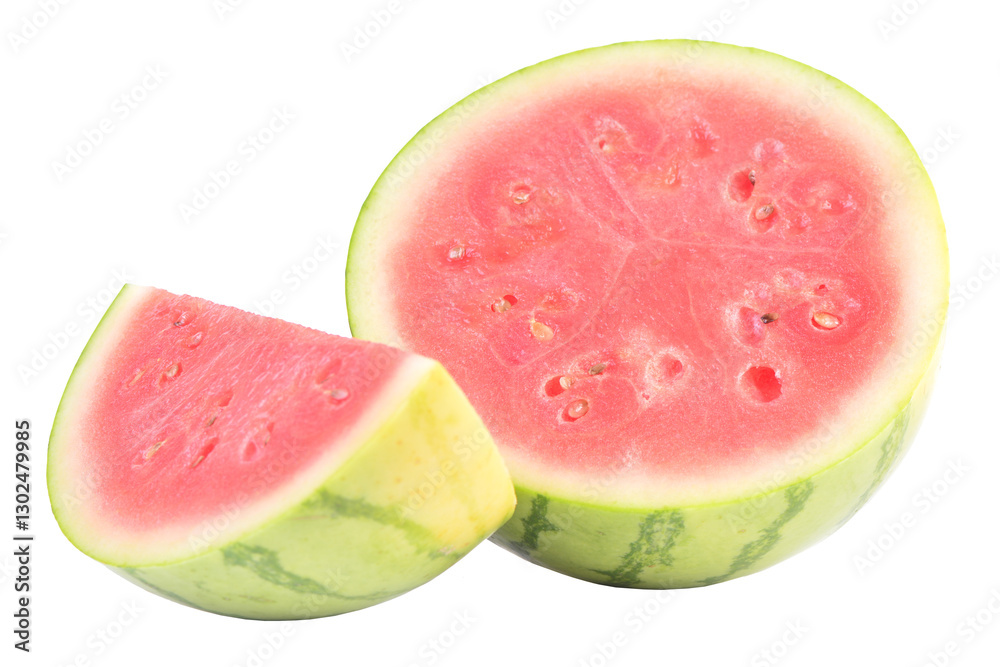 Slice of watermelon isolated