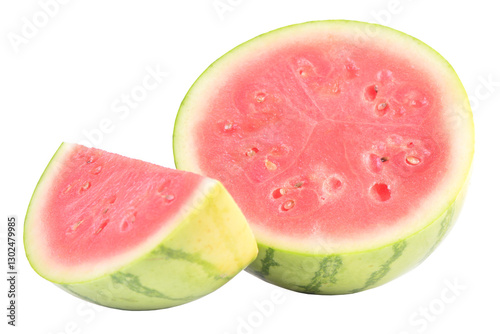 Obraz na płótnie Slice of watermelon isolated w salonie
