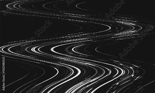 Glitch background. VHS grunge texture with noise effect and pixelation. Analog video digital errors. Retro pixel backdrop. Vector illustration.