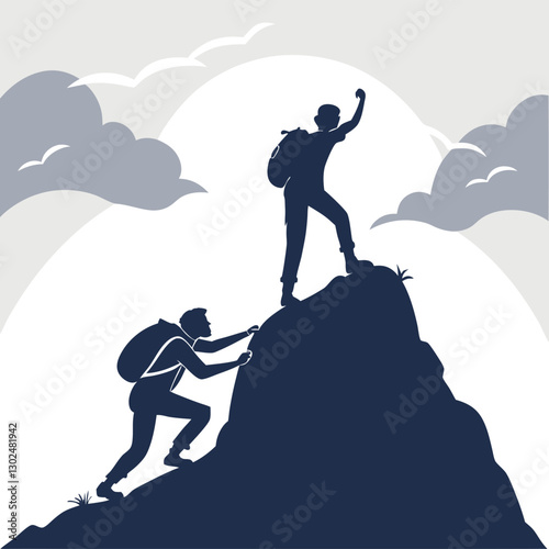 Teamwork and Achievement in Mountain Climbing