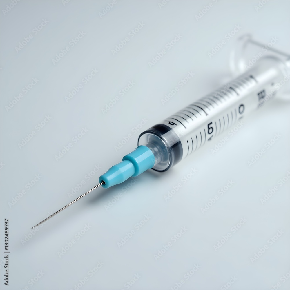 syringe on white syringe on white