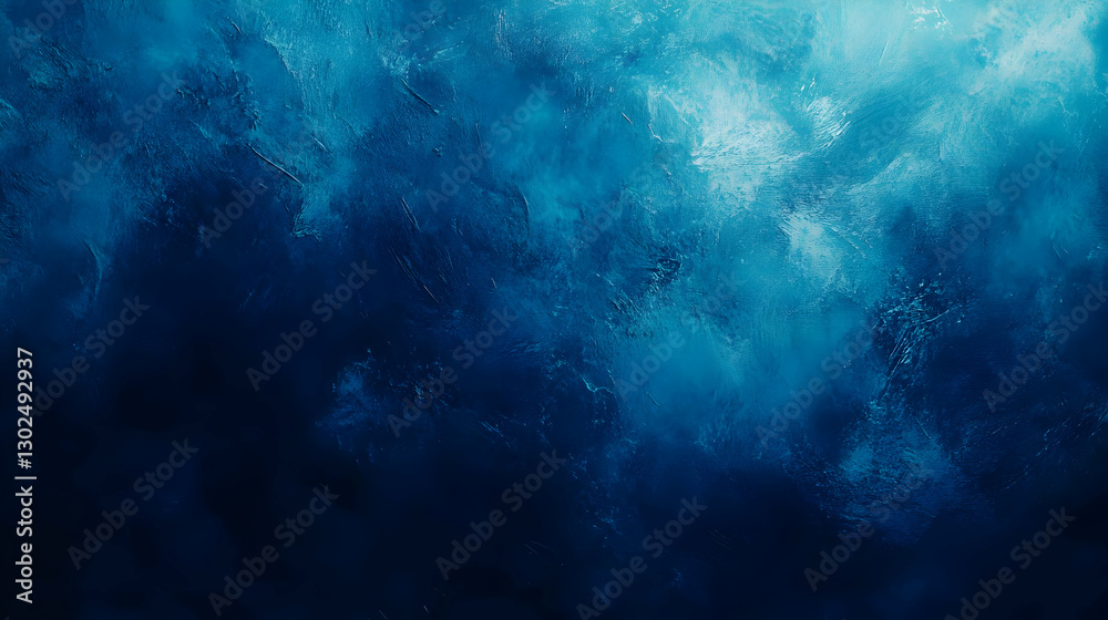 Obraz premium Deep ocean, swirling currents, abstract background