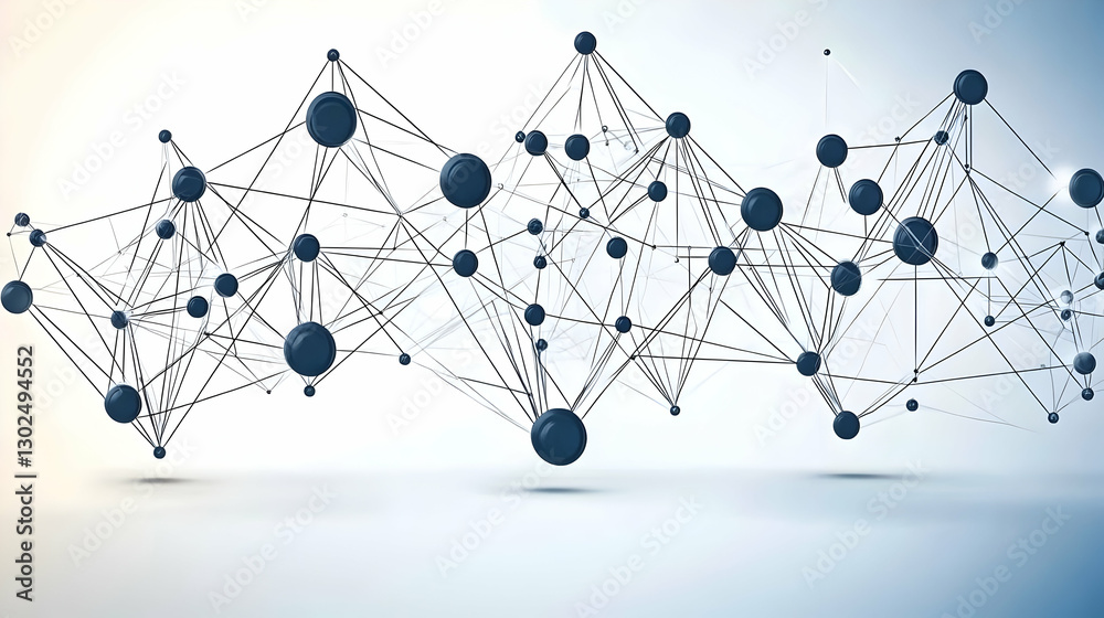 Network connection nodes, abstract background Network connection nodes, abstract background