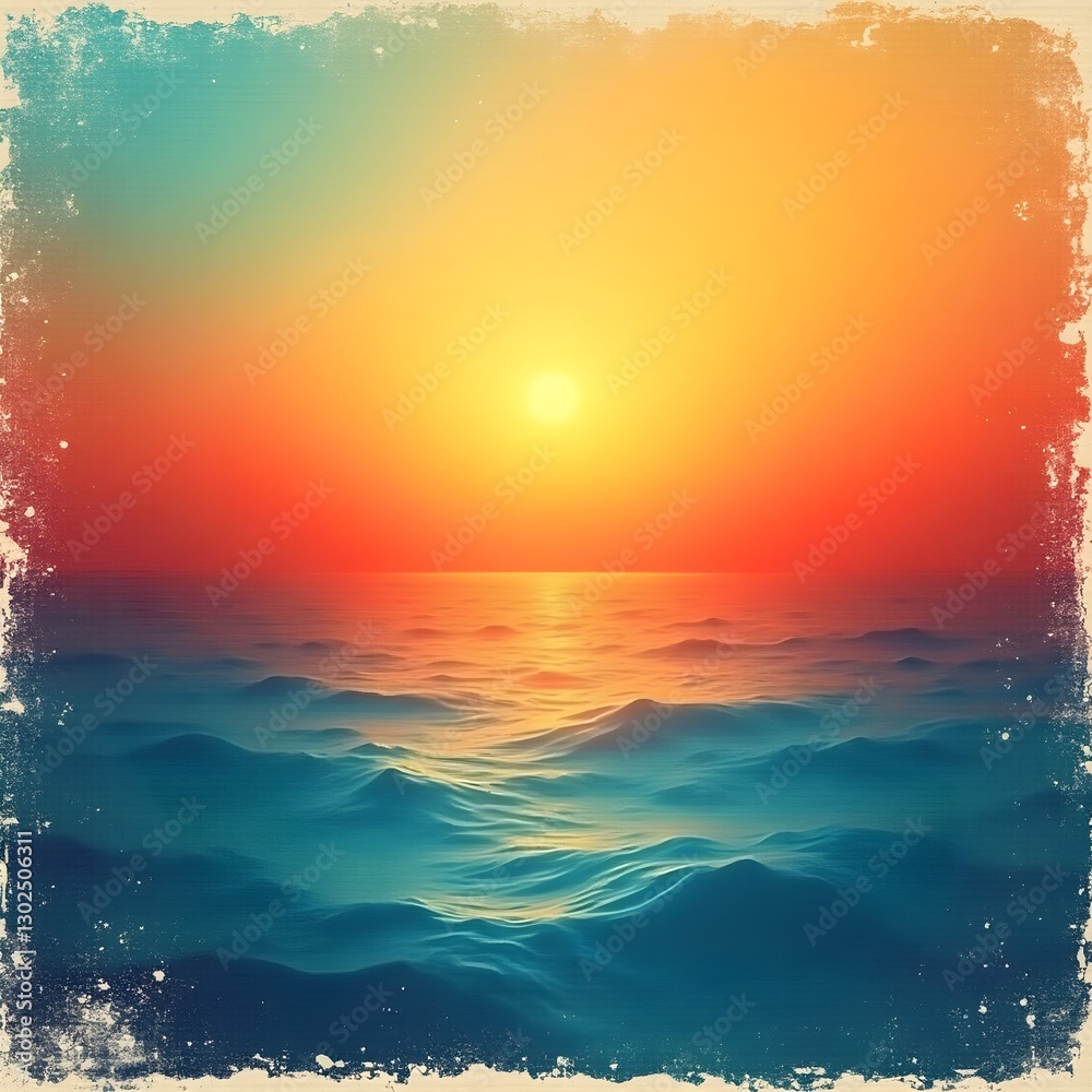 Obraz premium sea and sunset