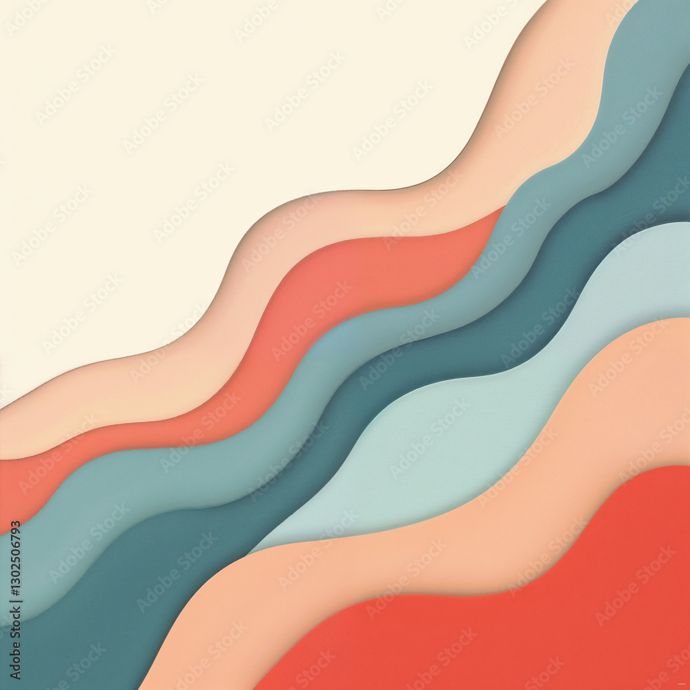 Minimalist Wave Patterns with Elegant and Vibrant Contrasts
,created with generative AI technology