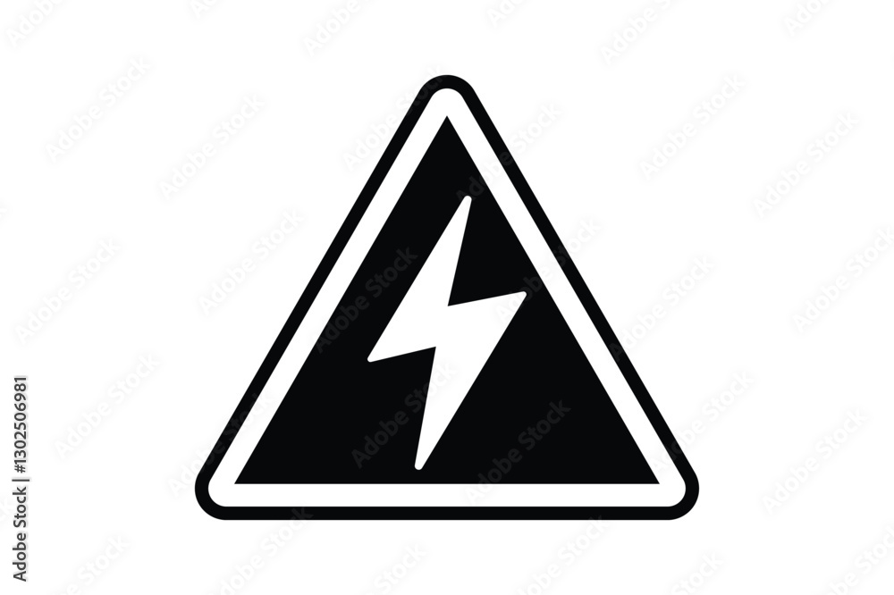 Power Danger Symbol Vector, electricity warning, warning label, high voltage, danger sign, power danger Power Danger Symbol Vector, electricity warning, warning label, high voltage, danger sign, power danger