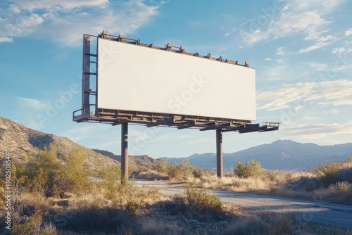 Vibrant Color Picture of a Billboard for a Billboard That Says Billboard Up photo