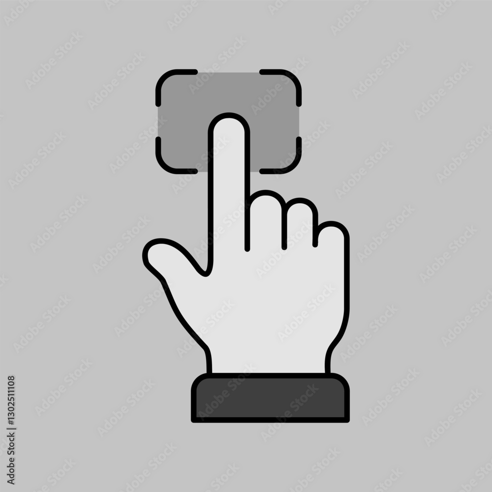 Fingerprint scanning icon. Biometrics concept Fingerprint scanning icon. Biometrics concept