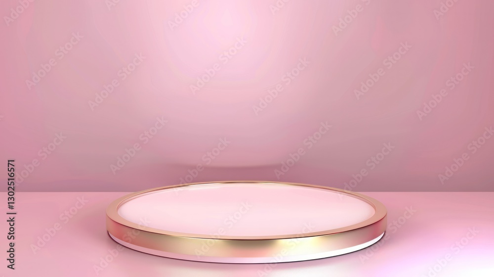 Pink podium gold ring around abstract backgrounds empty backdrop pedestal product display placement lighting stack purple platform soft tone. Pink podium gold ring around abstract backgrounds empty backdrop pedestal product display placement lighting stack purple platform soft tone.