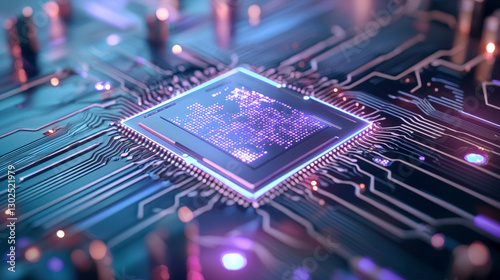 Advanced microchip technology: Revolutionizing electronics with high-performance circuits for efficient computing and innovative digital solutions in modern devices.