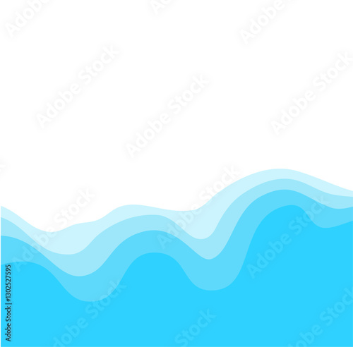 Sea water waves 