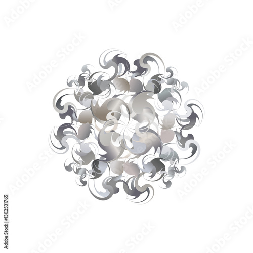 Colorful abstract design on white background
