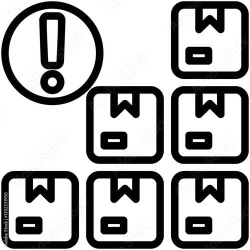 Overstock Outline Icon