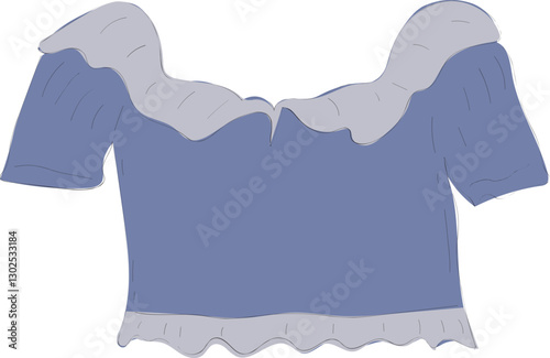Illustration of Classic Formal Dress