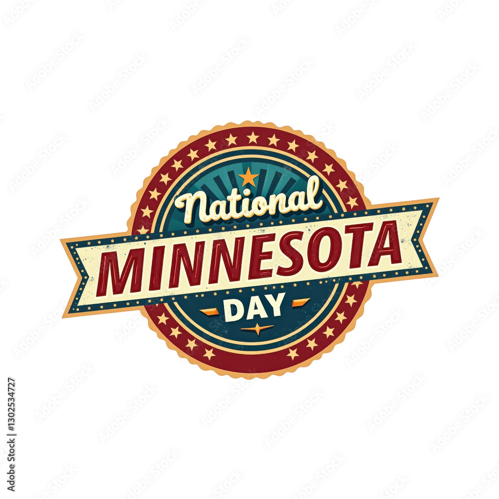 Obraz premium Celebrating minnesota day a national artistic tribute to iconic seasons in the usa