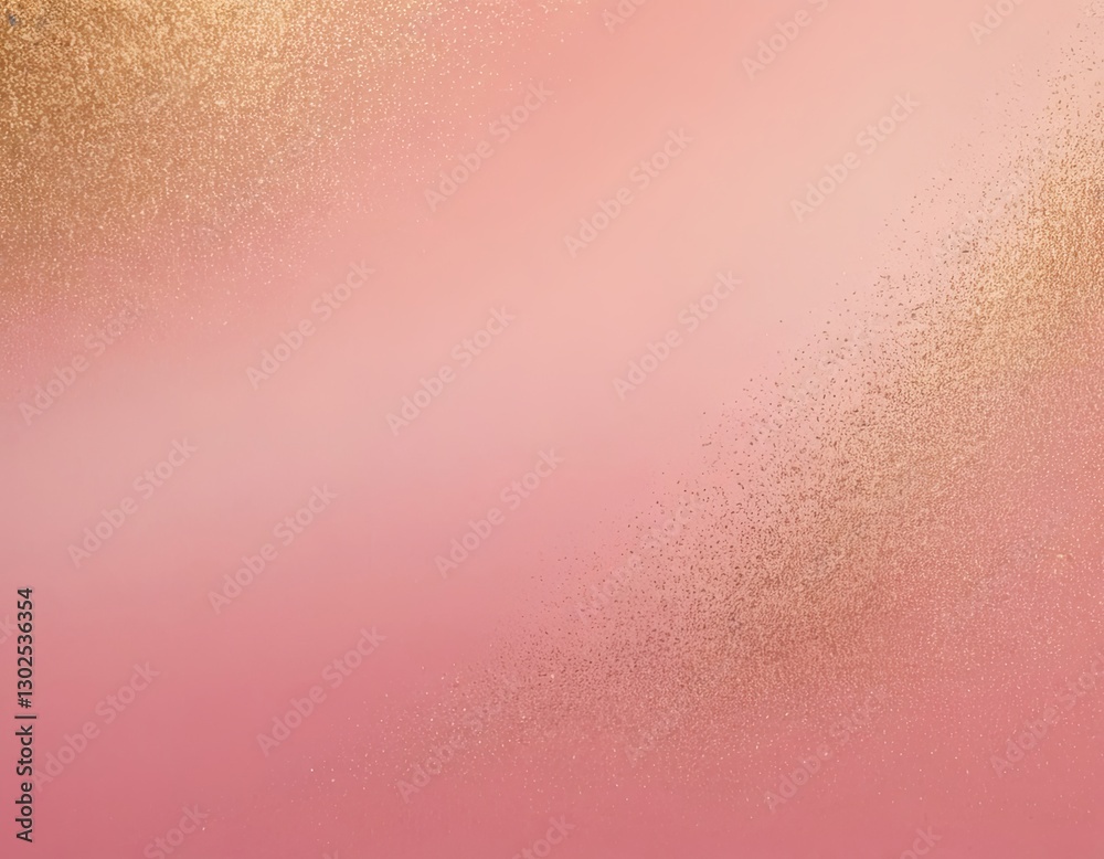 Fototapeta premium Abstract background featuring a blend of soft pink hues with shimmering gold accents.