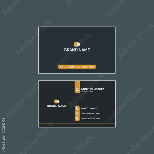vector corporate card design