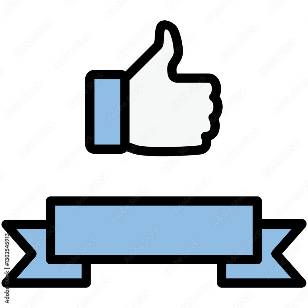 Obraz premium Special Blue Black Icon